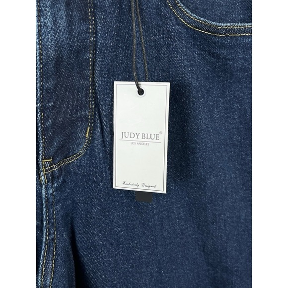 JUDY BLUE NWT High Waist Straight Leg Jeans JB88575 Blue Womens Sz 16 - Picture 2 of 14